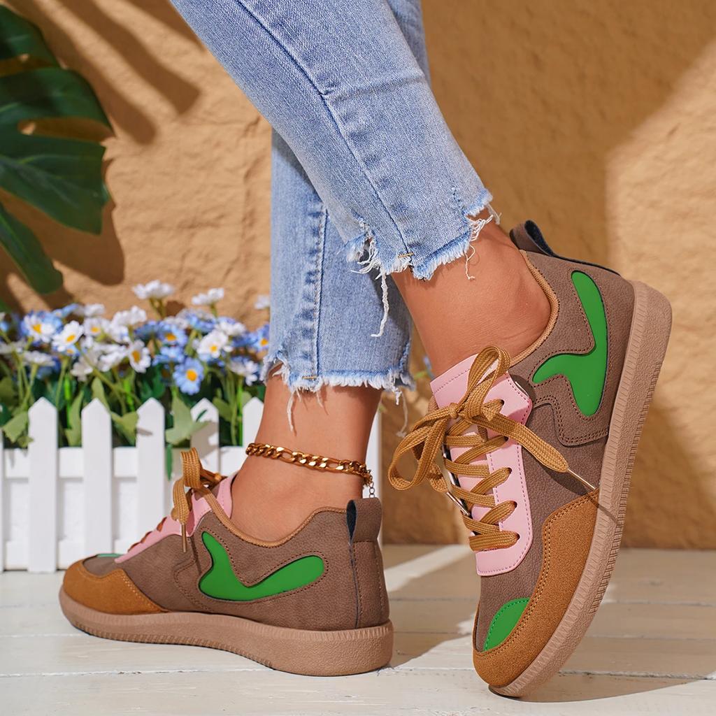 2026 New Ladies Grey Sneakers Soft-soled Comfortable Shoes Women Leisure Joker Walking Shoes