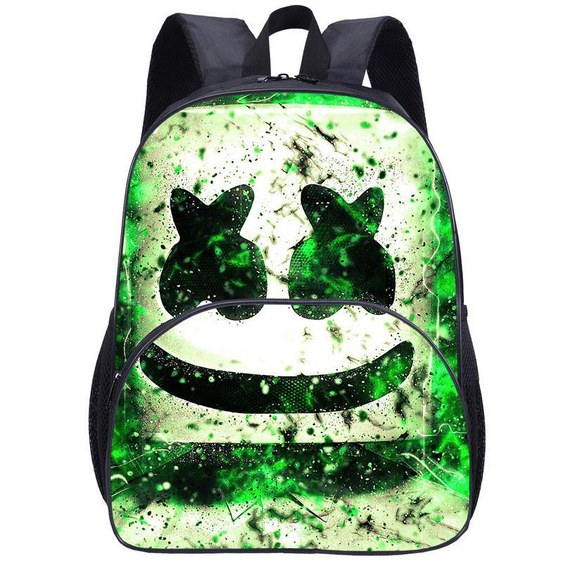 Trendy Dj Marshmello Kids Backpack With High Capacity And Breathable Design