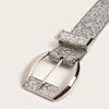 Adjust Length Belt Adjust Pin Buckle Waist Belt Adult Sequins Waist Belt