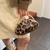 2026 Luxury Leopard Print Women's Evening Clutch Bag Fashion Party Top Handle Handbag Personalized Wedding Crossbody Bag