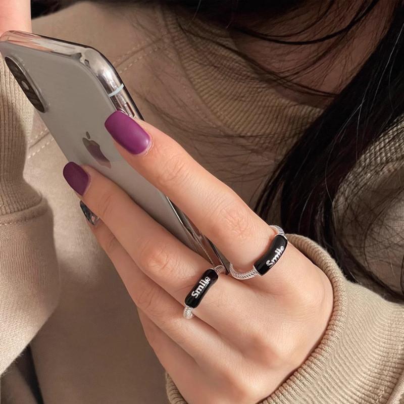 Chic Adjustable Copper Ring For Women Stylish Geometric Design With High-end Feel 2024 Spring Collection