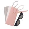 Leather Rope Glasses Storage Bag Portable Sunglasses Eyeglass Bag Pu Leather Glasses Bag  Travel