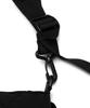 Lee Diamond Quilted Dual Pocket Helmet Bag Black