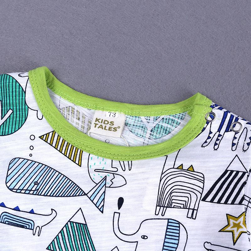 Summer Baby Short Sleeve Romper 0-24 Months Breathable Ribbed Cotton