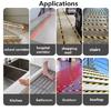 48mm x 33m PVC Hazard Adhesive Warning Tape Floor Marking Caution Tape for Road Barrier Bathroom Warning