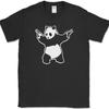 Panda mit Waffen T-Shirt Lustiges Tier Bär Humor Neuheit Geschenk T-Shirt