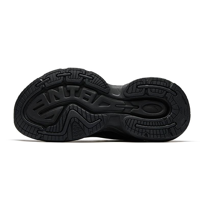 Anta Starburst Men Retro Trend Casual Dad Shoes Black Metallic Silver 112528857-3