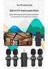 H19 Wireless Lavalier Microphone: One-to-Four Cross-Border, Three-in-One Interface for Live Streaming, Mobile Shooting, Noise Reduction Recording.