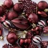 6cm Painted Glitter Snowflake Ornaments Christmas Decorations Gift Box
