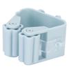 Broom Holder Wall Mounted Mop Storage Rack Clamp for Bathroom Kitchen Garden Light Green