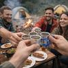 Portable Rustproof Folding Camping Cup Reusable Anti-fall Aluminum Alloy Cup 150 ML Mini Mug Picnic