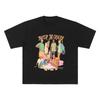 2024 Popular New National Tide Summer Europe and The United States Street Rapper Printed T-shirt Men and Women's Fashion Brand