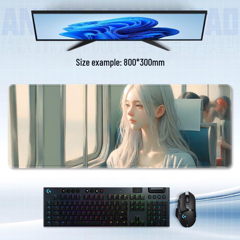 Extra Large Washable Mouse Pad: Stain-Resistant, Sweat-Proof Desk Mat for Dorm, Office, and Esports