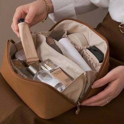 Velkokapacitní cestovní kosmetická taška Multifunkční cestovní kosmetická taška Dámské toaletní potřeby Organizér Dámské úložné pouzdro na make-up