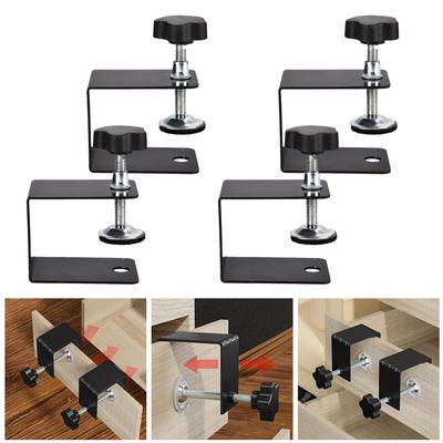 1/2/4pcs Heavy Duty Drawer Front Clamp C Clamps For Woodworking Installation Clamps Holder Aids Jig Tool Adjustable Fixing Clip