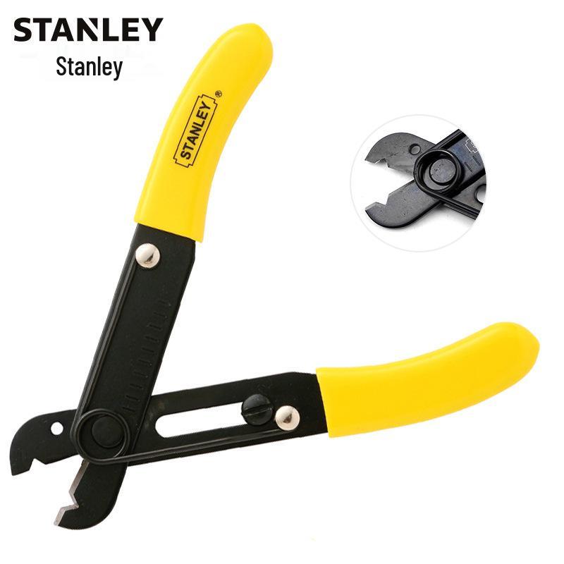 STANLEY 5-дюймовые регулируемые клещи для снятия изоляции - Мини-инструмент для снятия оболочки, 84-214