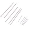 1set 1/64 0. 8x25mm/28mm 1: 64 Car Alloy Wheels Axle Hollow Shaft W Nails Pin for HW/Matchbox/Tomeca Model Cars