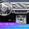 Voor GWM POER 2024 2025 Paneel Dashboard Navigatie Auto Interieur Beschermend Versnellingspook Paneel Middenconsole Krasbestendige Sticker