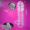 Reusable Condoms Silicone 5 Types Time Delay Crystal Spike Braces Male Penis Extension Sleeves Cock Rings Adult Sex Toys for Men