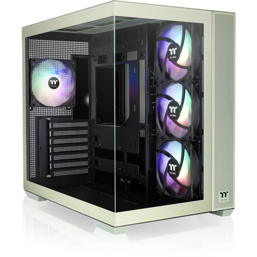 THERMALTAKE - CA-1Z2-00MEWN-00 - View 380 TG ARGB Matcha Green - Boitier PC sans alimentation - Moyen tour - Format ATX - Vert