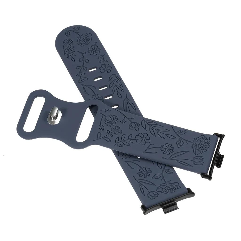 New Carving Strap for Redmi Watch 4 Magnetic Silicone Band for Xiaomi Mi Band 8 Pro 9 Pro Smartwatch Bracelet Accessories Correa