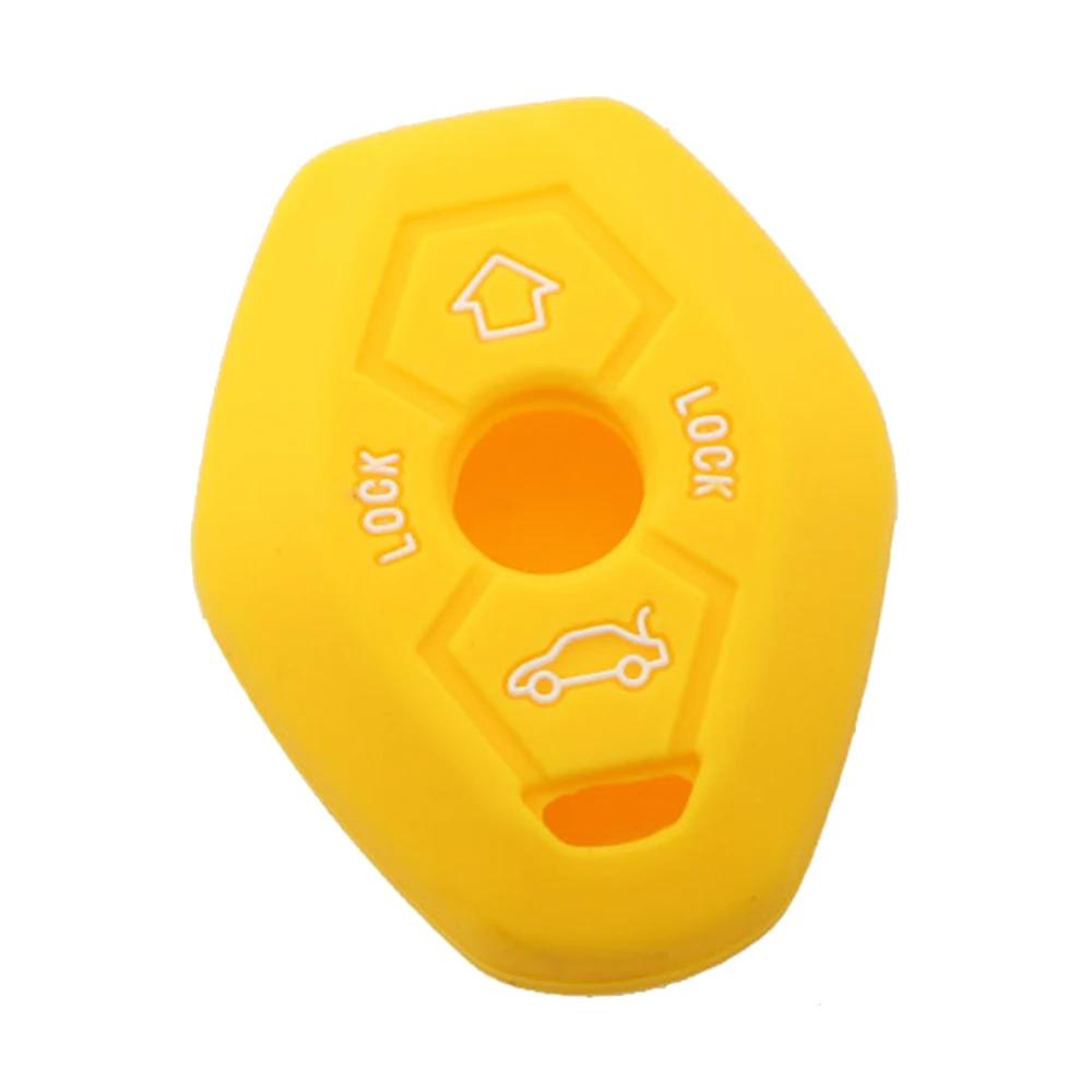 Key Case for BMW X3 X5 Z3 Z4 3 5 7 Series E38 E39 E46 E83 1998-2005 Silicone Key Remote Case Cover Fob Protective