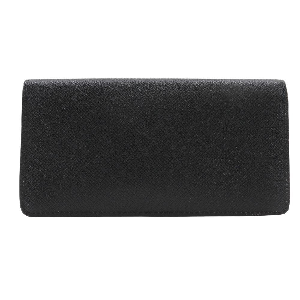 Louis Vuitton Portefeiulle Braza Purse M30501 Noir Black Taiga Mens Used