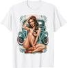 Pinup Girl Pin Up Vintage Retro Girls Tshirt