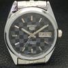 JAPAN SEIKO 5 AUTOMATIC MENS 6309A REFURBISHED BLACK COLOR DIAL WATCH A440327-9 Sk-a440327-1
