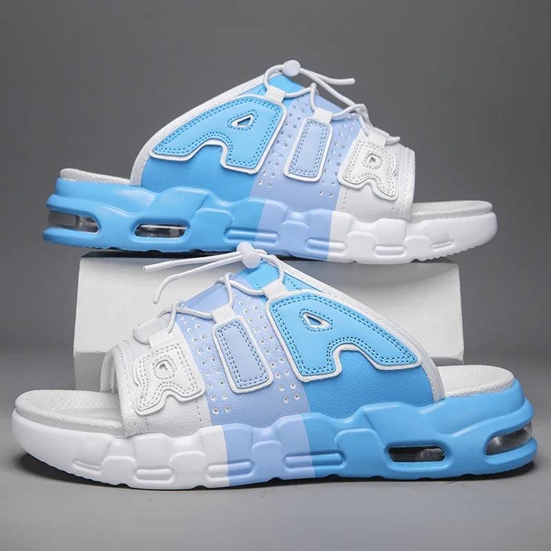 Summer Sandals Outdoor Thick Sole Versatile Beach Anti Slip Shoes 2024 New Men's Brand Designer Fashion Slippers Size 39-46