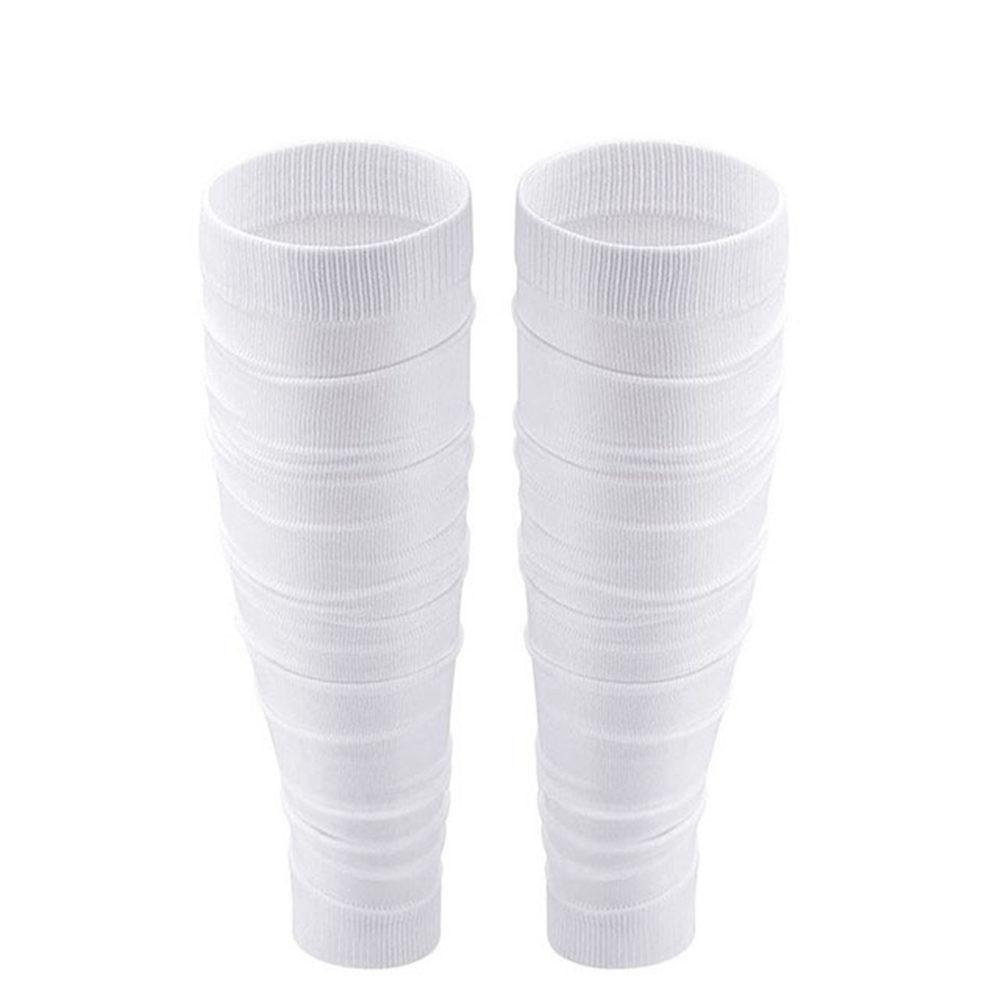 

1 пара Высокоэластичная спортивная защита икр Уличные футбольные махровые носки Американский футбол Очень длинные чулки Спортивные аксессуары M--Adult белый