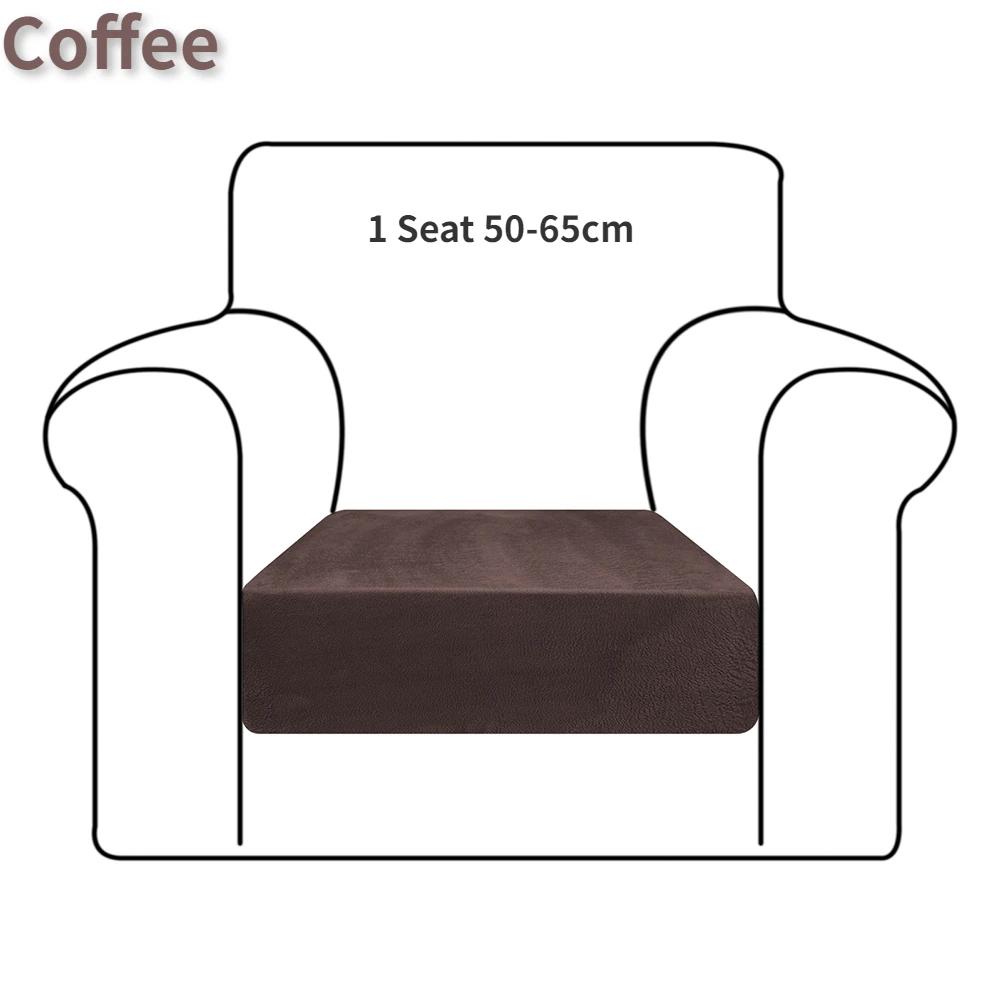 

Чехлы для диванных подушек, эластичные бархатные чехлы для сидений диванов, универсальные нескользящие эластичные чехлы для диванов, сменная защита для мебели 1 Pcs