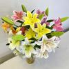 3d31w Faux Lily Flower With 3d Printing For Home Decor And Photography Props