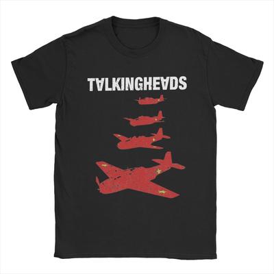 Talking Heads Remain In Light T-Shirts Men Vintage 100% Cotton Tee Shirt O Neck Short Sleeve T Shirt Printed Tops