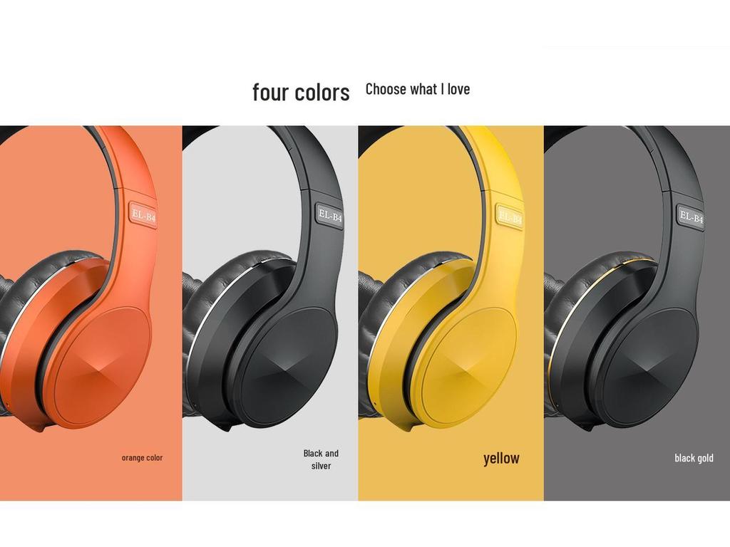 Private Model Foldable Over-Ear Wireless Bluetooth Sports Headphones with Heavy Bass and Extended Battery Life