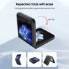 Heavy Duty Protective Cover For Samsung Galaxy Z Flip 6 5 4 Case Stand Holder Lens Protection Shockproof Funda Coque Capa