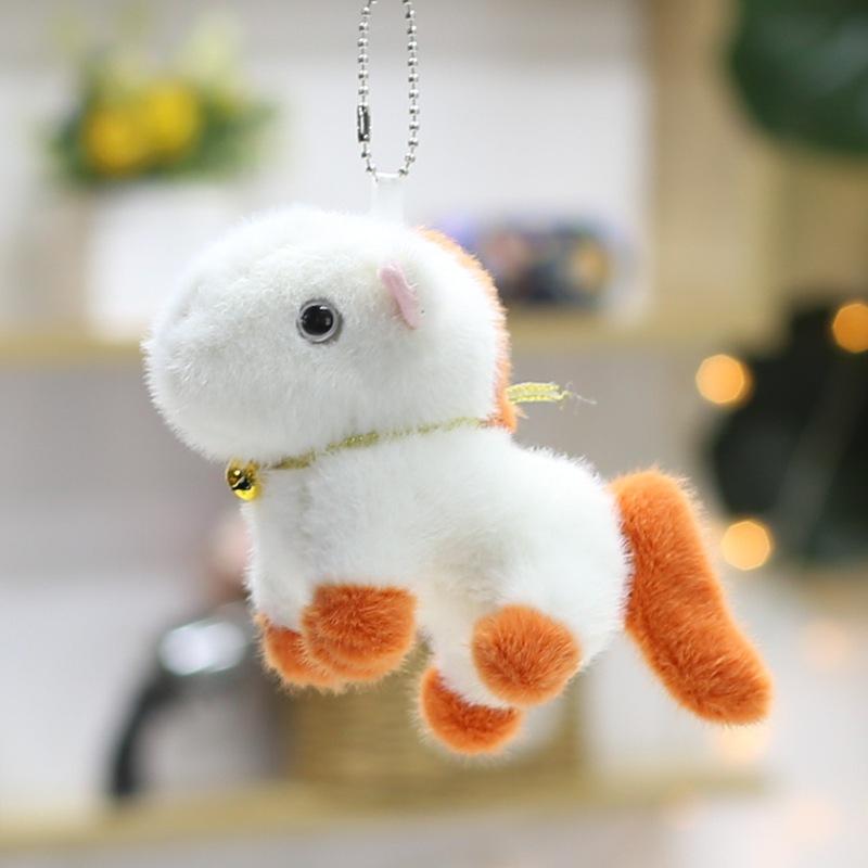 Urocza Lalka Kucyka Bell Prezent dla Dzieci Mała Zawieszka Lalka Urocza Para Akcesoria do Plecaka Lalka Przedszkolna