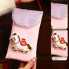 Chinese New Year Red Envelope Fabric Lucky Money Pockets for Cash