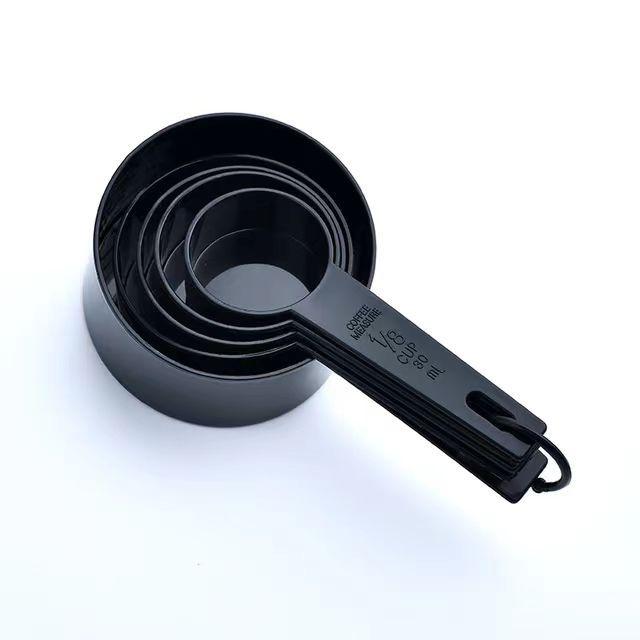 5/10pcs Set Plastic Measuring Spoon Measuring Cup with Scale Kitchen Flour Weighing Powder Sugar Scoop Teaspoon Measuring Tools
