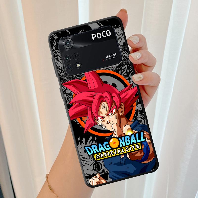 Dragon Ball Son Goku Funda Phone Cover Case for Xiaomi Poco F8 F1 C75 C71 F3 M5 M3 M4 M7 Pro X3 X4 X5 X7 Pro C61 C50