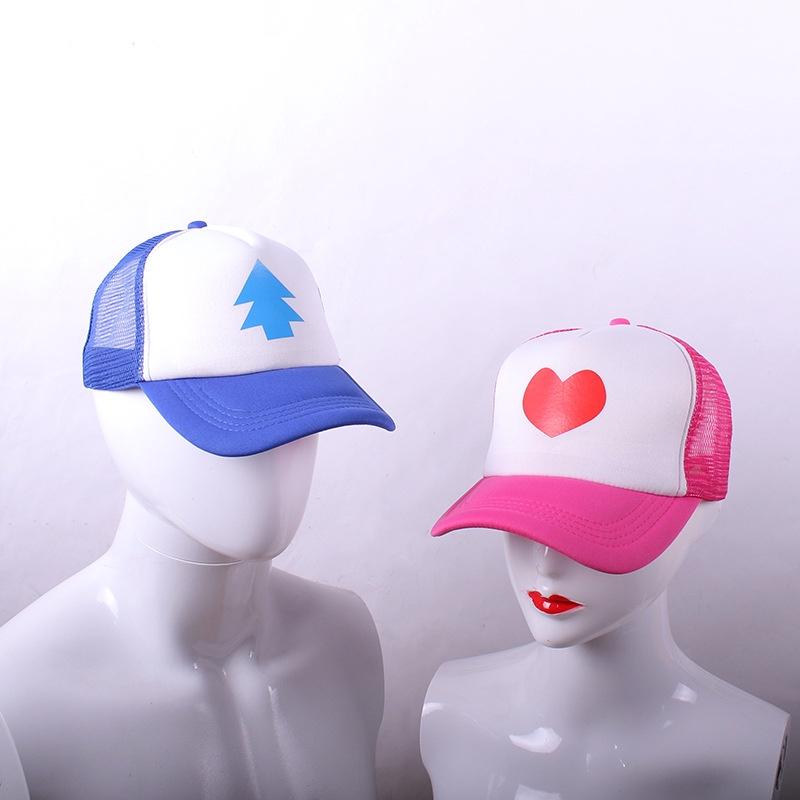 Dipper Falls Gravity Pines Blue Pine Tree Symbol Baseball Cap Hip Hop Otaku Hat