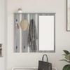 Wall Mounted Coat Rack in Grey Sonoma 84 x 10 x 80 cm