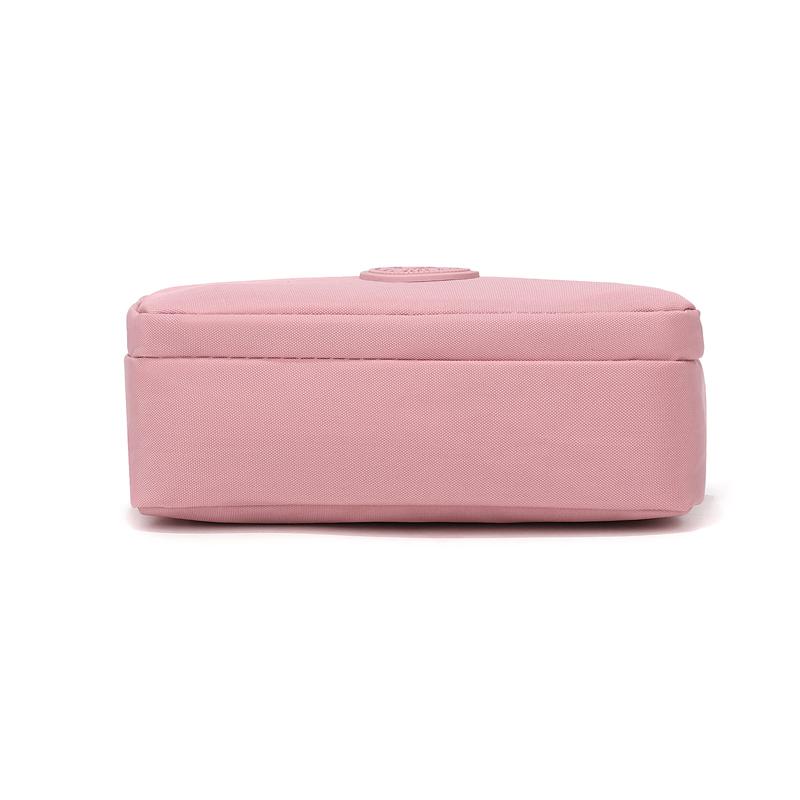 Portamonete in Nylon Leggero Grande Capacità Piccola Borsa Quadrata da Donna Borsa a Tracolla