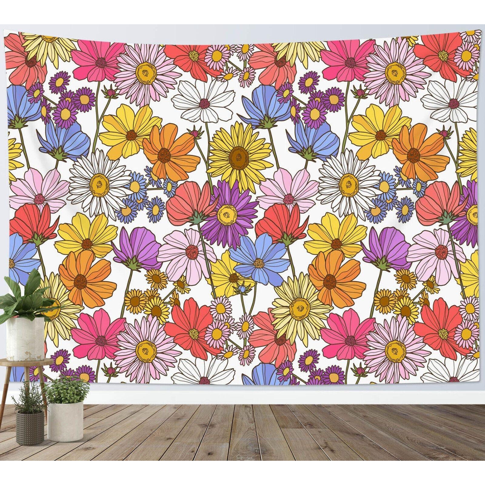 Tapestry colleague on the beautiful flower of daisy 75x100