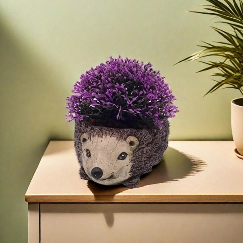 Artificial Animal Themed Flower Pots Cement Decorative for Garden Outdoor Succulents Flower Pots Cactus Container