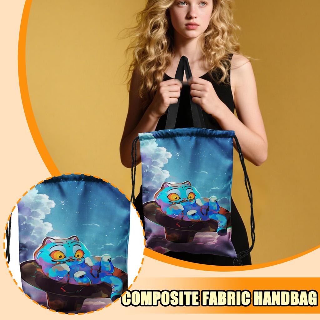 Waterproof Composite Fabric Dual-purpose Drawstring Storage Bag