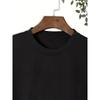 European sizes Men's Casual Crew Neck T-Shirt with 'Blessed' Print - Regular Fit, Slight Stretch Fabric, Short Sleeve Tee for Summer