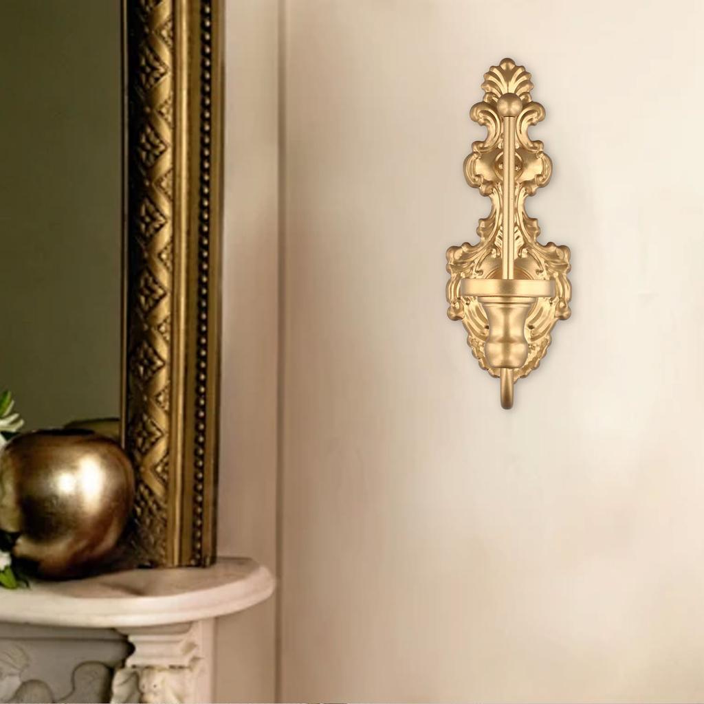 Home Decor Room Ambiance Vintage Candle Decor Cast Iron Candle Sconces Candle Sconces Elegant Room Enhancement