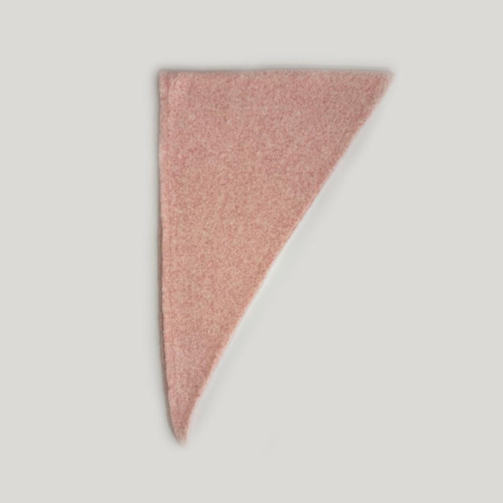 Soft Texture Triangle Scarf Thick Warm Wool Blend Scarf Mini Shawl Wrap  Outdoor Walking
