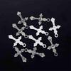 20Pieces Necklace Making Pendant For DIY Handmade Jewelry Tiny Crucifix Pendant